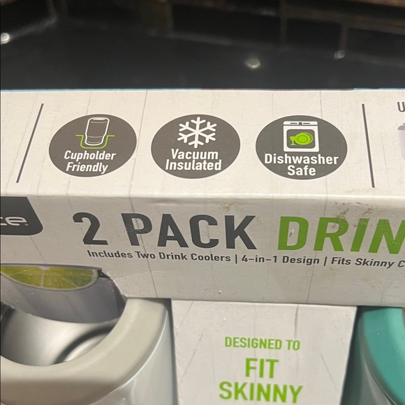 Reduce 2 Pack Drink Cooler - White and Green - Picture 4 of 11